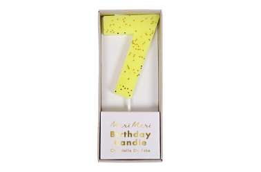 Bougie anniversaire chiffre 7