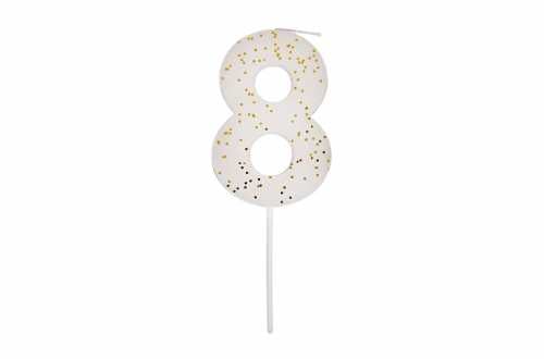 Bougie anniversaire 8 ans