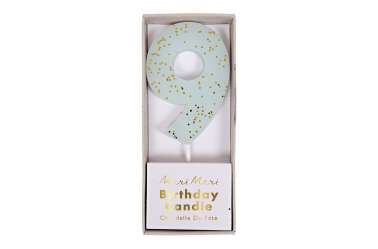 Bougie anniversaire chiffre 9