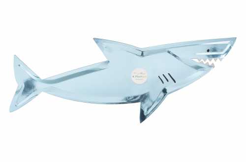 assiette Requin pour anniversaire mer