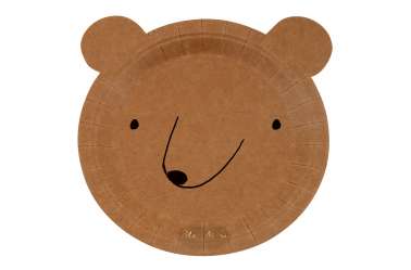 12 Petites assiettes - Ours