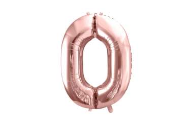 1 Grand ballon chiffre rose - 86 cm