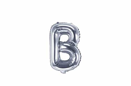 1 Petit ballon lettre argenté - 35 cm