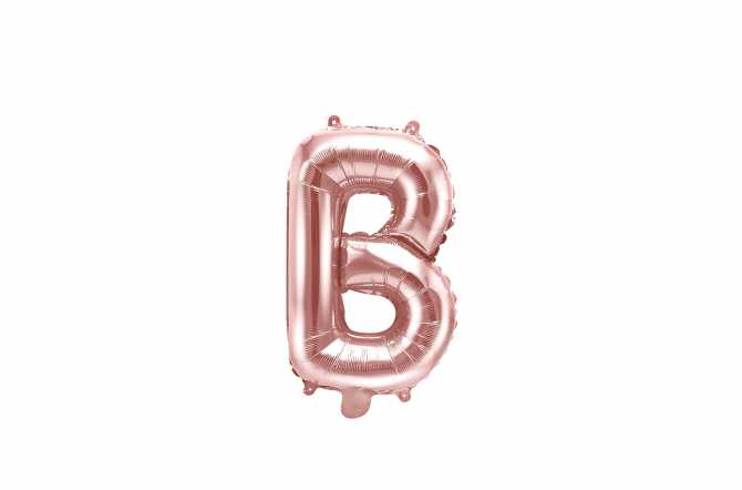1 Petit ballon lettre rose - 35 cm