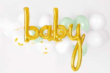 Ballon boy doré - 73,5 x 75,5cm