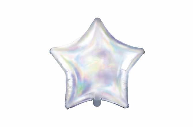 Ballon étoile irrisé - 48 cm