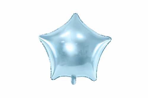 Ballon étoile bleu light - 48 cm