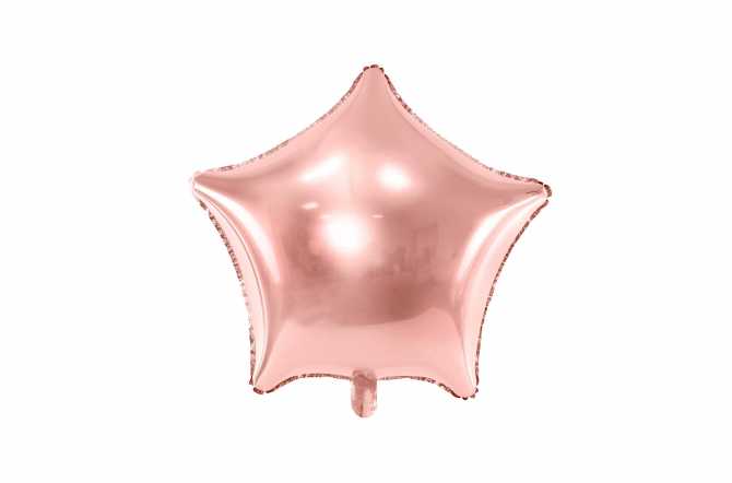 Ballon étoile rose - 48 cm
