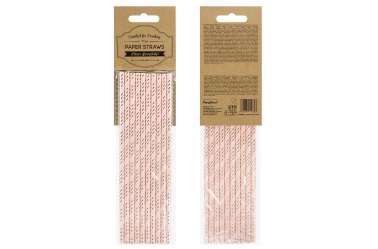 Paille rose pastel