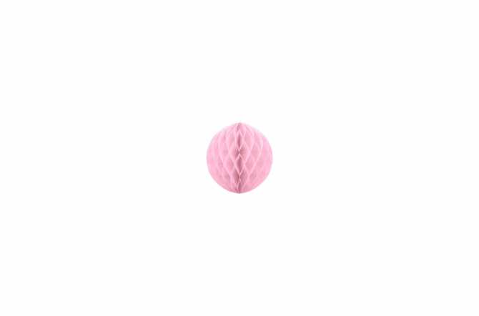 Boule alvéolées décoratives - rose pastel