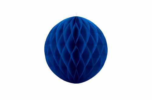 Boule alvéolées décoratives - bleu royal