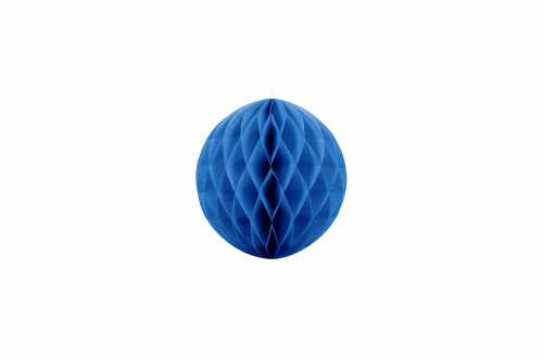 Boule alvéolées décoratives - bleu