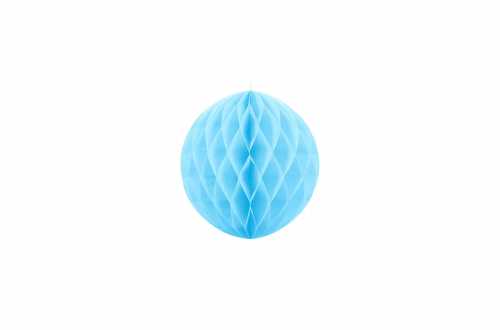 Boule alvéolées décoratives - bleu pastel