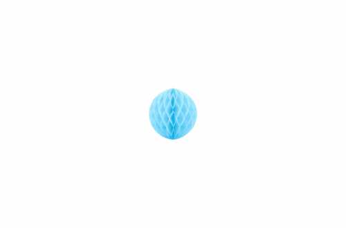 Boule alvéolées décoratives - bleu pastel