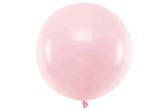 Ballon Hélium Anniversaire Fille 35 cm blanc/rose