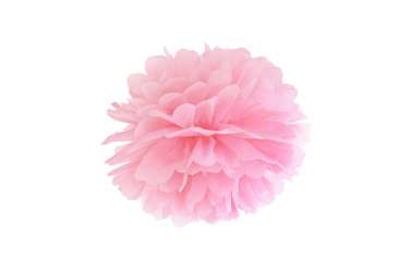 Pompon en papier de soie - rose