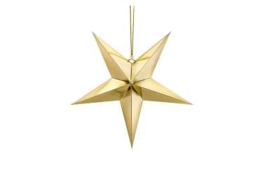 Suspension étoile décorative 40 cm - irisé