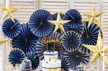 Suspension étoile décorative 40 cm - irisé