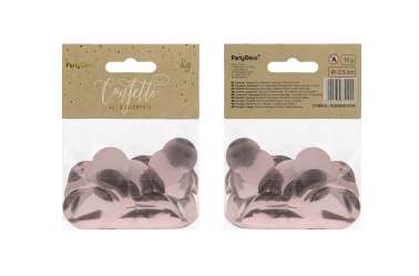 Confettis cercle rose - cotillons