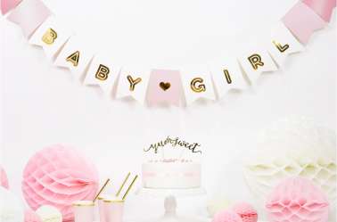 Guirlande bannière Baby girl