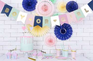 Guirlande bannière Boy or Girl – 1,75 m