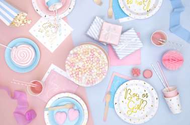 6 assiettes Boy or Girl