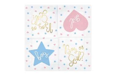 20 Serviettes Boy or Girl