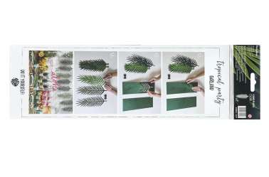 Grandes feuilles de la jungle