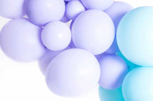 10 Ballons de baudruche - lilas clair pastel