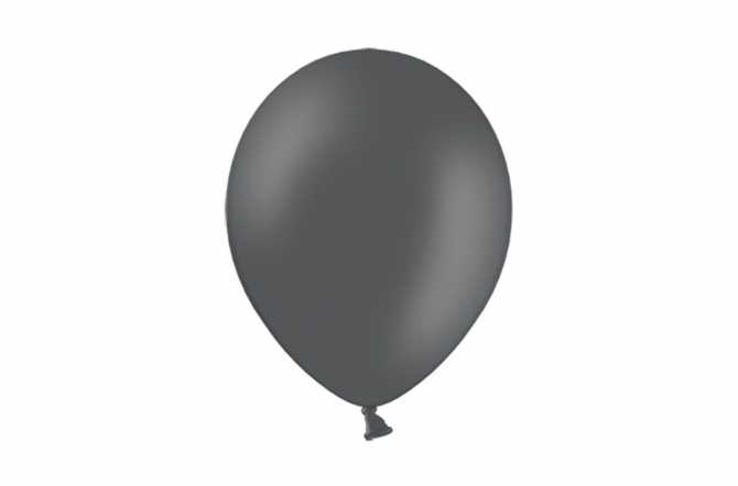 10 Ballons de baudruche - gris pastel