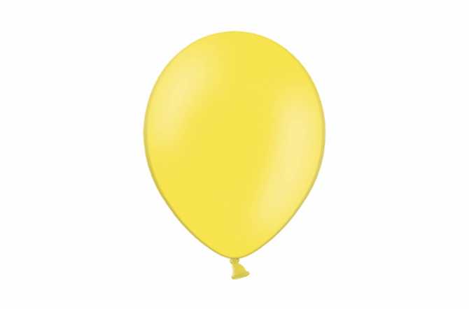 Ballons anniversaire jaune lemon