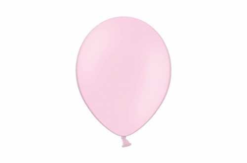 Ballons de baudruche rose bébé pastel