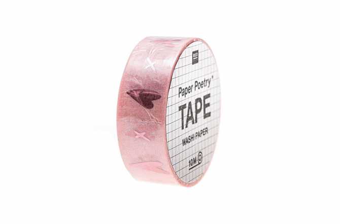 Masking tape – cœurs roses