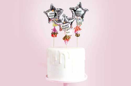 Decoration De Table Set De Decoration De Gateau Avec Ballons Etoiles Monstres Des Fetes
