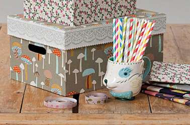 24 Pailles en papier – multi-couleurs pastels