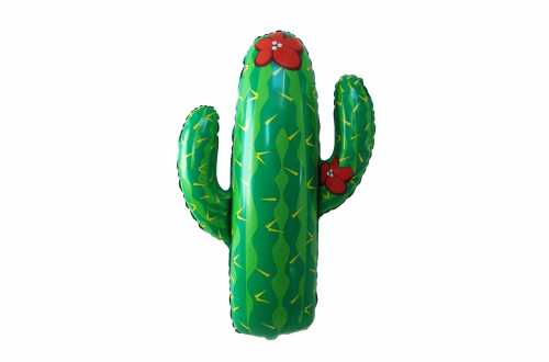 Grand ballon aluminium Cactus - 104 cm