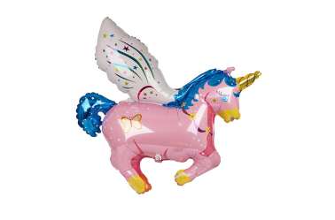 Ballon aluminium Licorne magique