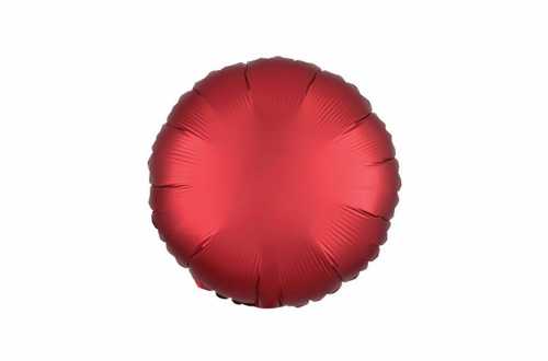 Ballon Pastille rouge satiné mat