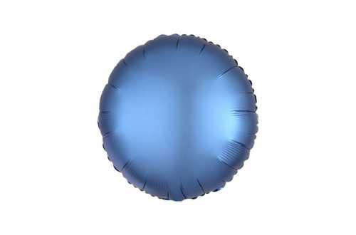 Ballon Pastille bleu azur satiné