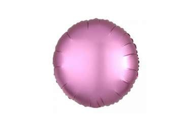 Ballon aluminium Pastille rose flamant satiné mat - 40 cm