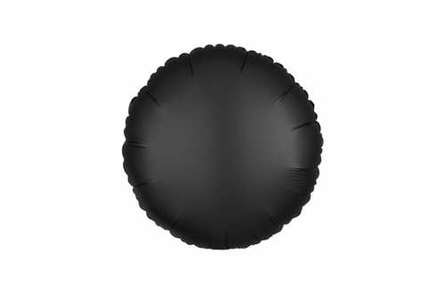 Ballon aluminium Pastille noir satiné mat - 40 cm