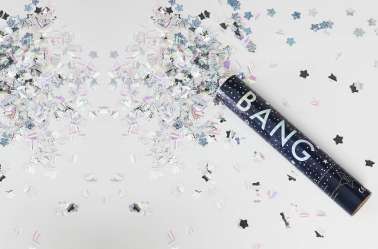 Canon à confettis – Etoiles holographiques