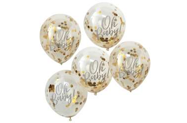 Ballons Oh Baby Doré