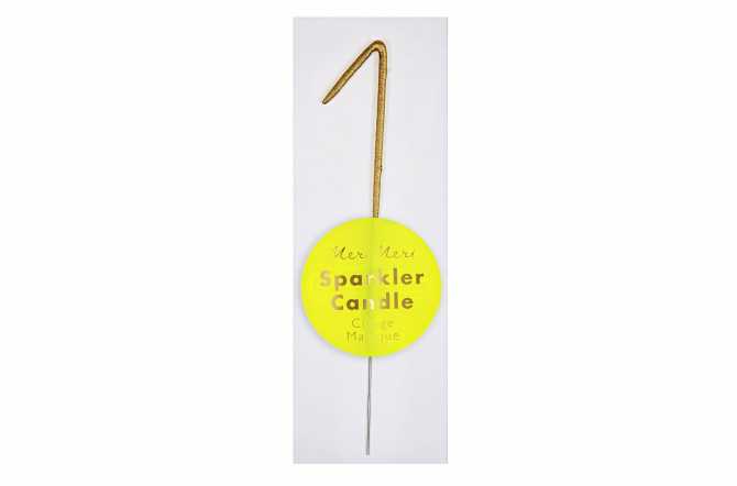Bougie Etincelles Chiffre Pour Decoration Gateau Anniversaire Chiffre 1 Hauteur Du Chiffre Petit 4 5 Cm