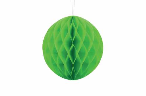 Boule alvéolée décorative - vert