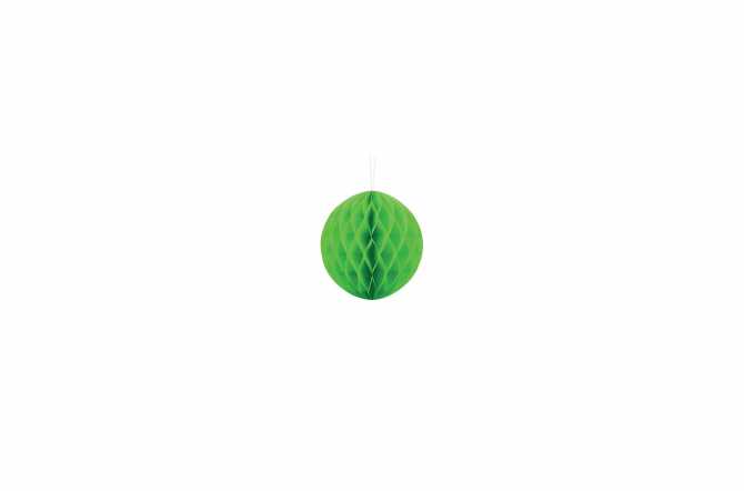 Boule alvéolée décorative - vert