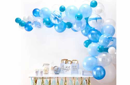 Arche de ballons babyshower garçon