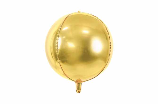 Ballon rond ombré doré - 40 cm