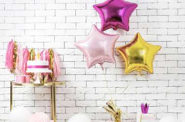 Ballon étoile pour anniversaire