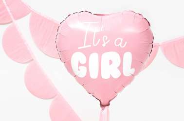 Ballon baby shower c'est une fille